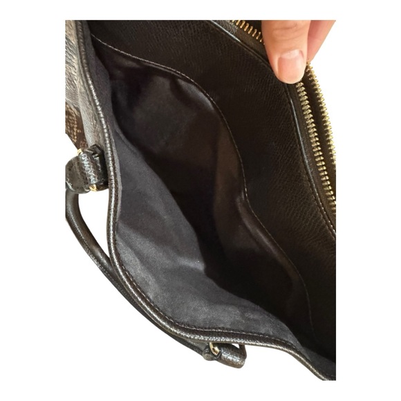 Authentic Coach 35888 patient leather snake skin-like shoulder Bag - Picture 6 of 12